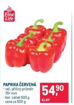 Makro PAPRIKA ČERVENÁ nabídka