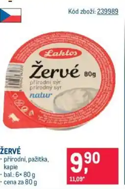 Makro ŽERVÉ nabídka