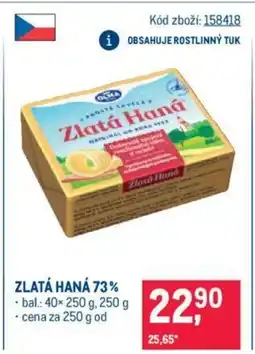Makro ZLATÁ HANÁ 73% nabídka