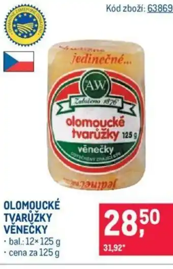 Makro OLOMOUCKÉ TVARŮŽKY VĚNEČKY nabídka