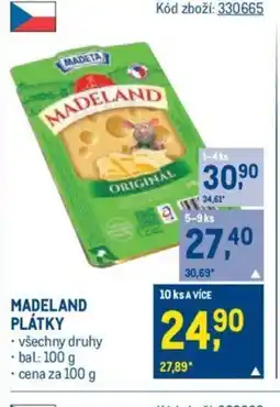 Makro MADELAND PLÁTKY nabídka