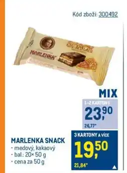 Makro MARLENKA SNACK nabídka