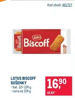 Makro LOTUS BISCOFF SUŠENKY nabídka