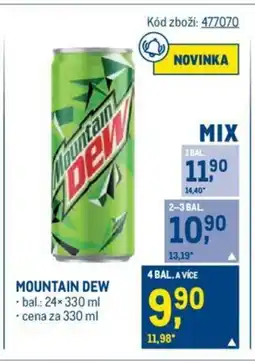 Makro MOUNTAIN DEW nabídka