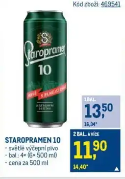 Makro STAROPRAMEN 10 nabídka