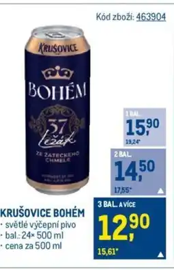 Makro KRUŠOVICE BOHÉM nabídka