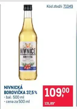 Makro NIVNICKÁ BOROVIČKA 37,5% nabídka