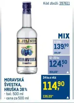 Makro MORAVSKÁ ŠVESTKA, HRUŠKA 38% nabídka