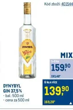 Makro DYNYBYL GIN 37,5% nabídka