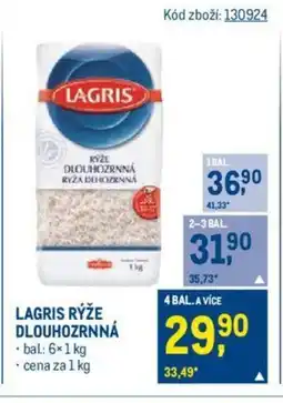 Makro LAGRIS RÝŽE DLOUHOZRNNÁ nabídka