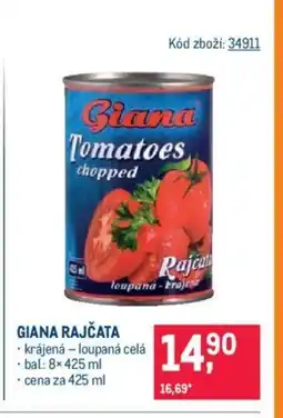 Makro GIANA RAJČATA nabídka