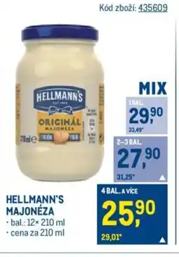 Makro HELLMANN'S MAJONÉZA nabídka