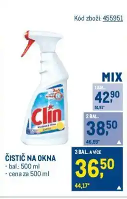 Makro ČISTIČ NA OKNA nabídka