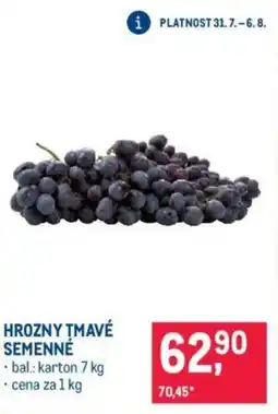 Makro HROZNY TMAVÉ SEMENNÉ nabídka