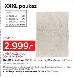 XXXLutz Umělá kožešina, nabídka