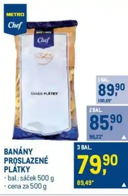 Makro BANÁNY PROSLAZENÉ PLÁTKY nabídka