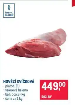 Makro HOVĚZÍ SVÍČKOVÁ nabídka