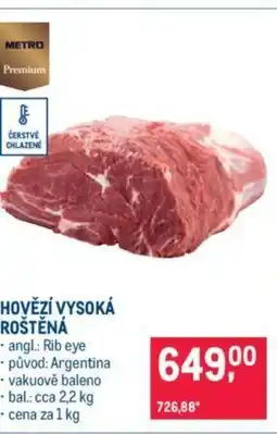 Makro HOVĚZÍ VYSOKÁ ROŠTĚNÁ nabídka