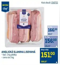 Makro ANGLICKÁ SLANINA LISOVANÁ nabídka