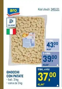 Makro GNOCCHI CON PATATE nabídka
