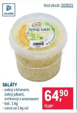 Makro SALÁTY nabídka