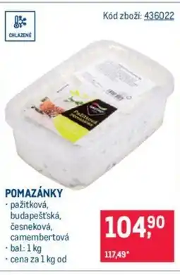 Makro POMAZÁNKY nabídka