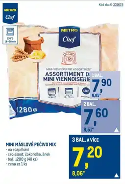 Makro MINI MÁSLOVÉ PEČIVO MIX nabídka