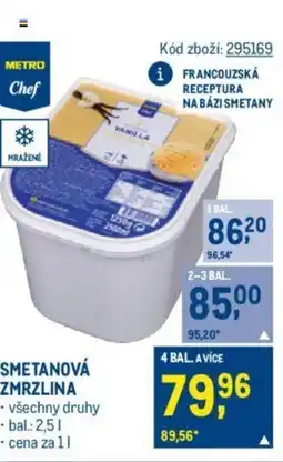 Makro SMETANOVÁ ZMRZLINA nabídka