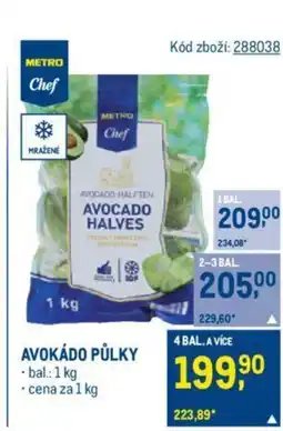 Makro AVOKÁDO PŮLKY nabídka