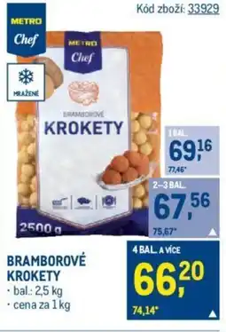 Makro BRAMBOROVÉ KROKETY nabídka