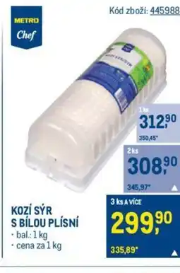 Makro KOZÍ SÝR S BÍLOU PLÍSNÍ nabídka