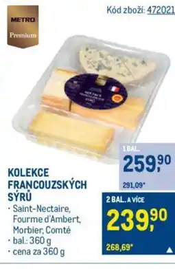 Makro KOLEKCE FRANCOUZSKÝCH SÝRŮ nabídka