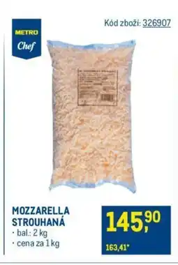 Makro MOZZARELLA STROUHANÁ nabídka