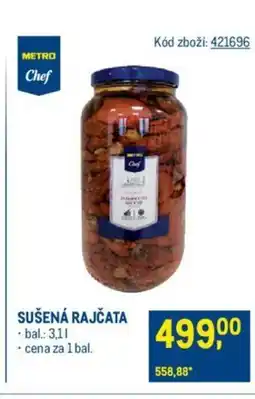 Makro SUŠENÁ RAJČATA nabídka