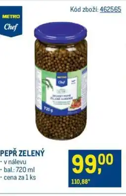 Makro PEPŘ ZELENÝ nabídka