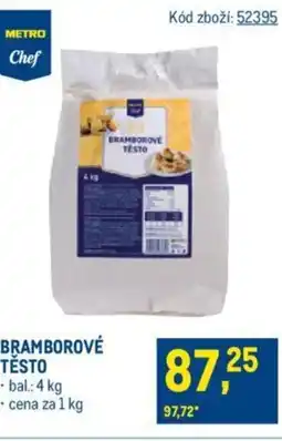 Makro BRAMBOROVÉ TĚSTO nabídka