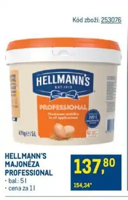 Makro HELLMANN'S MAJONÉZA PROFESSIONAL nabídka