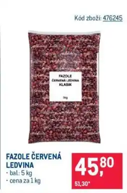 Makro FAZOLE ČERVENÁ LEDVINA nabídka