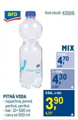 Makro PITNÁ VODA nabídka