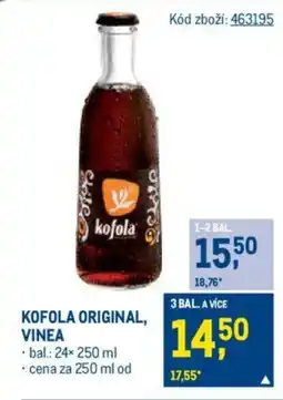 Makro KOFOLA ORIGINAL, VINEA nabídka