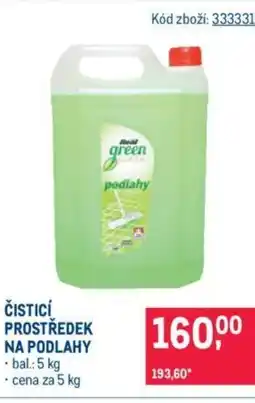Makro ČISTICÍ PROSTŘEDEK NA PODLAHY nabídka