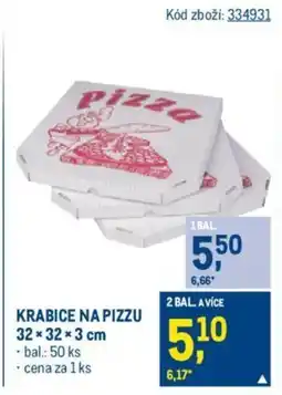 Makro KRABICE NA PIZZU 32*32*3 cm nabídka