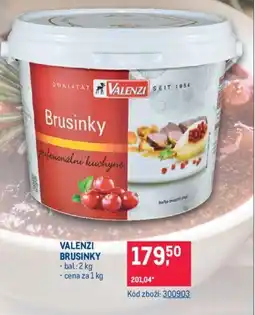 Makro VALENZI BRUSINKY nabídka