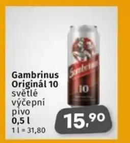 Coop Gambrinus Originál 10 0.5L nabídka
