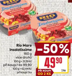 Billa Rio Mare Insalatissime nabídka