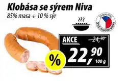ZEMAN Klobása se sýrem Niva nabídka