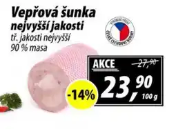 ZEMAN Vepřová šunka nejvyšší jakosti nabídka