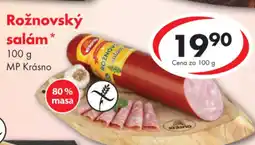 CBA Rožnovský salám nabídka