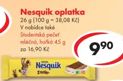 CBA Nesquik oplatka nabídka