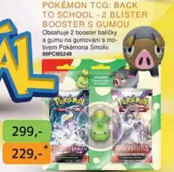 Dráčik POKÉMON TCG: BACK TO SCHOOL - 2 BLISTER BOOSTER S GUMOU nabídka